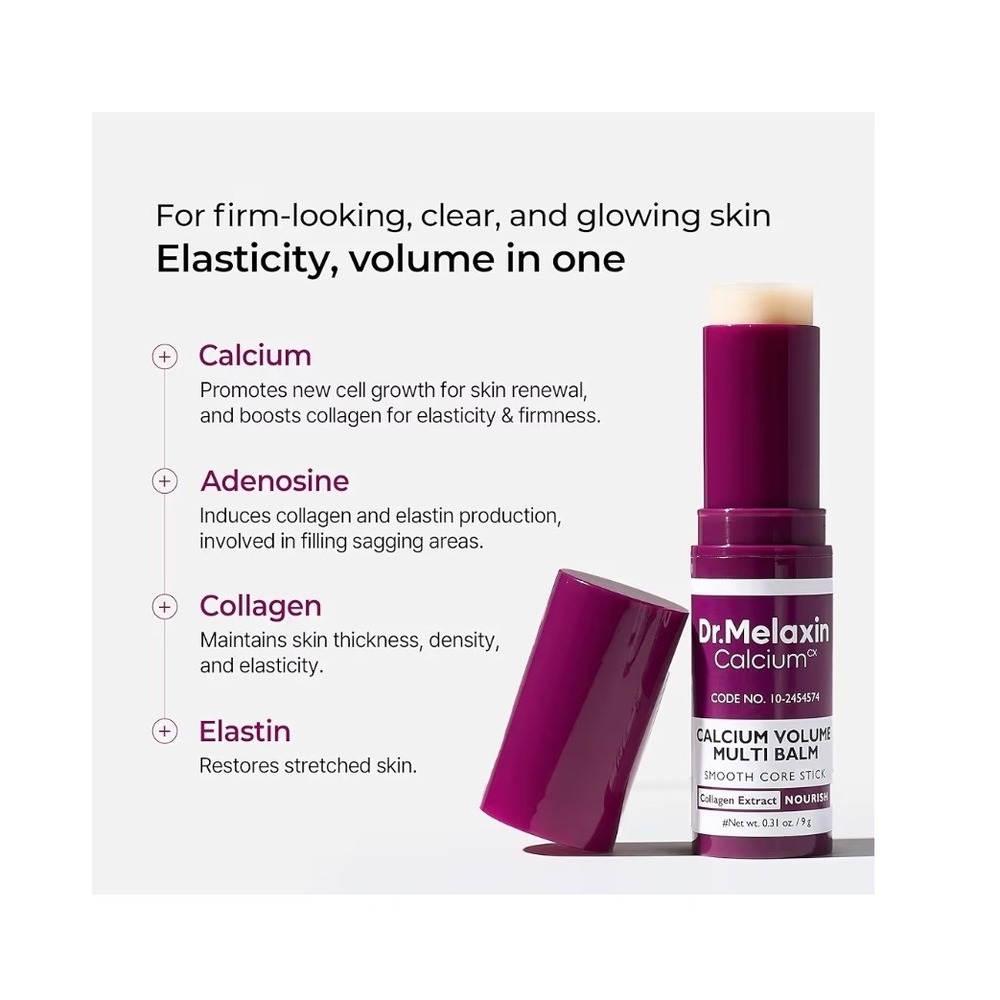 Dr.Melaxin Collagen Multi Balm Stick, Calcium & Adenosine Wrinkle Stick